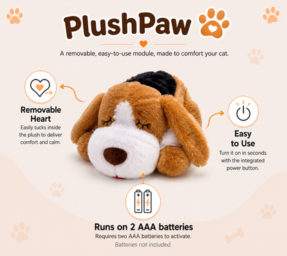 PlushPaw™ Calming Companion